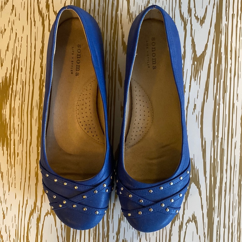 💙 7.5 Somona Studded Flats